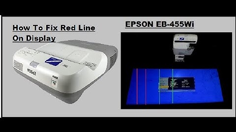 #Epson EB-455wi | Red Line On Display | How to repair | How to service | How to fix line on display