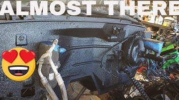 TBI V6 to V8 Conversion Tranny Install  (part 7)