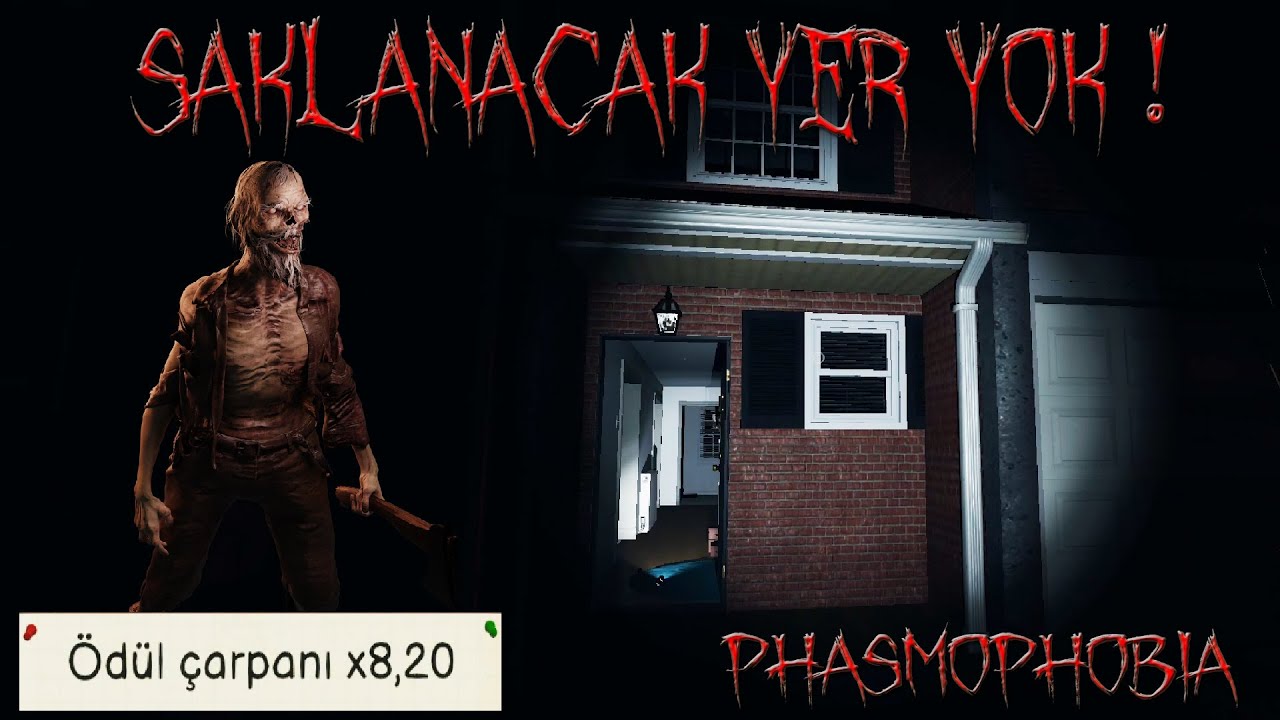 Hiç saklanacak yer yok mu? - Özel zorluk modu x8,20 * Phasmophobia