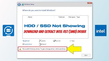Extract Intel RST (VMD) Driver For HDD/ SSD Not Showing Up During Windows Installation