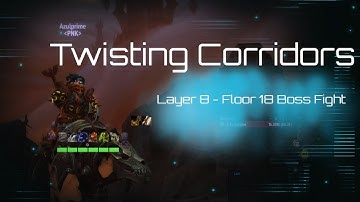 Twisting Corridors Layer 8 - Floor 18 Boss Encounter Unholy DK Solo