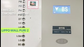OTIS Traction Elevators with Embedded Touchless Buttons!