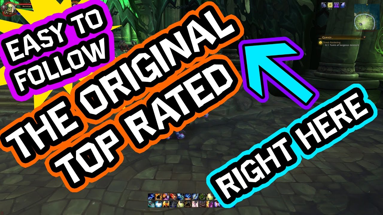 WoW TOMB RAIDERING QUEST 👻❤️ Tomb of Sargeras TREASURE LOCATION (Tomb Raiding) Legion 7.2