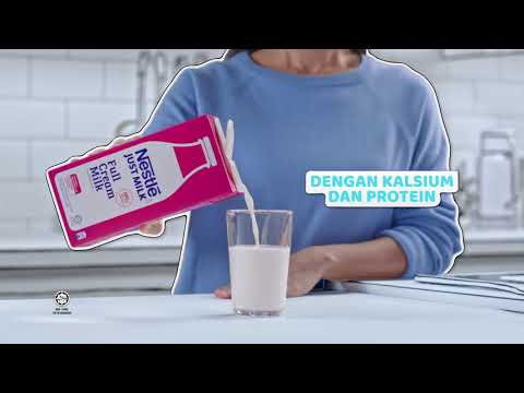 Nikmatilah Nestlé Just Milk™. Penuh Kebaikan. Enak Berkrim. Just Milk™.