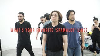 'Spamalot' cast members deliver their favorite lines from the musical