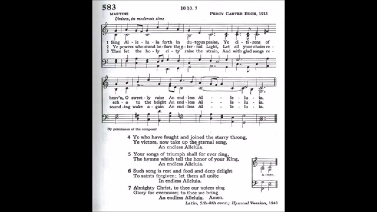 Letra de We Bring the Sacrifice of Praise de Alleluia Singers