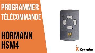 Comment programmer sa télécommande Hormann HSM4 ?