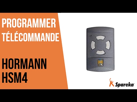 Comment programmer sa télécommande Hormann HSM4 ?