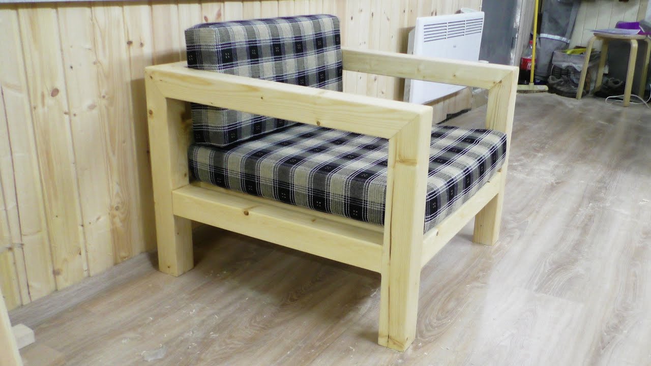 DIY Outdoor Chair Woodworking for beginners YouTube