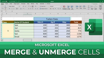 How To Merge & Unmerge Cells in Excel sheet? Microsoft 365