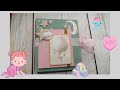 TUTORIAL: ÁLBUM  DE SCRAP,  SLEEP AND DREAM, parte1 #scrapbooking #álbumes #manualidades