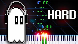 Ghost Fight (from Undertale) - Piano Tutorial Resimi