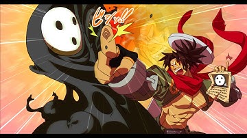 blazblue continuum shift Arakune story Mode and gag reel