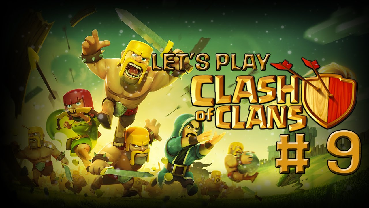 Let's Play Clash of Clans #9 - Upgraded Town Hall 5! (TH5)