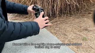 Pearl Red Porro Binocular Fmc Optical Lens Bak4 Prism Telescope Mini Powerful