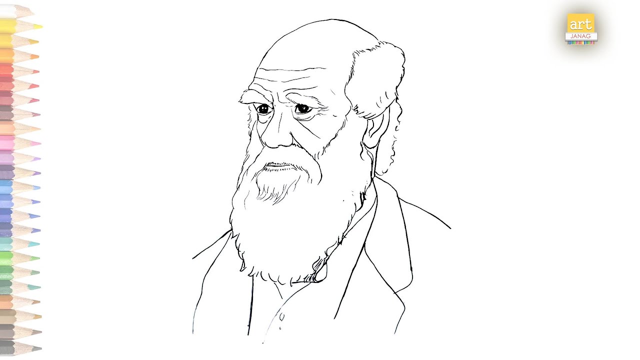 Descubrir 83+ charles darwin para dibujar última - vietkidsiq.edu.vn