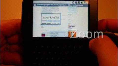 T-Mobile G1 - Browser