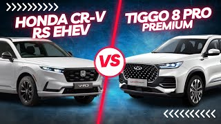 CR V 20L RS eHEV vs Tiggo 8 Pro Premium  Perbandingan Lengkap  Manakah yang terbaik