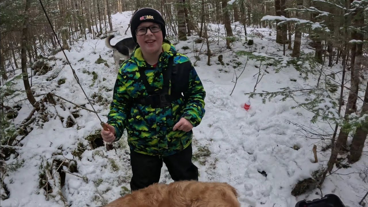 Walk in the forest with Mom and Dad, along with a fire!