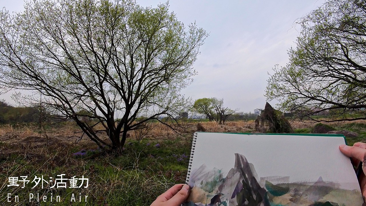 A Day of Wandering and Painting in Spring Japan｜En Plein Air