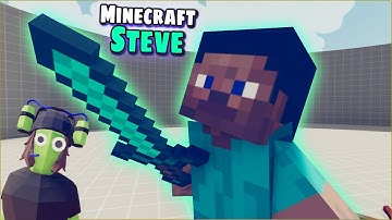 Minecraft Steve vs Every Faction 1v1 #1 - TABS MODS GAMEPLAY