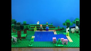 Time Lapse Of Me Building A Lego Minecraft Stop Motion Set!