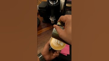 Tulip 🌷 latte art #coffeeart #coffee #tutorial #latteart #brewmaster2415