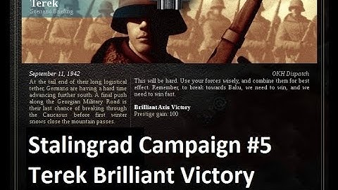 Lets Play: Unity of Command - Stalingrad Campaign: Terek Brilliant Victory (HD)