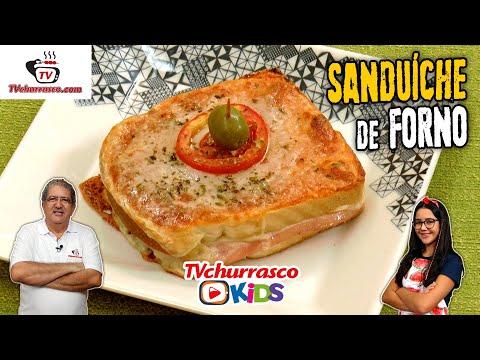 Receita de Sanduíche de Forno (Lanche de Forno) - Tv Churrasco