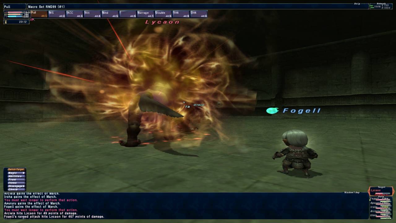 FFXI Ambuscade Vol.2 Normal iLv119 RNG Solo with Trust YouTube