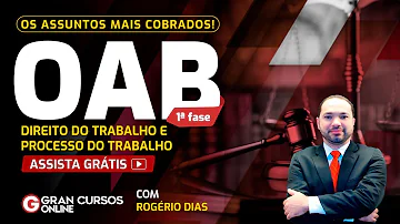 O que estudar de Processo do Trabalho para OAB?