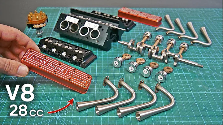 Assembling & Running the New Toyan V8 Gasoline Engine