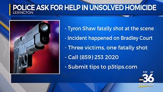 Police ask for help in unsolved homicide