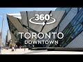 Driving TORONTO Downtown - VR 360 Camera Video