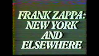 Frank Zappa - 1980 - Mudd Club, NYC - New York &amp; Elsewhere - Video.