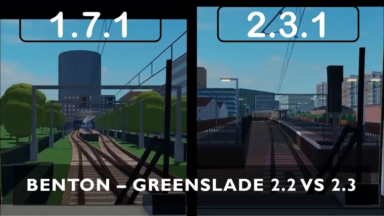 SCR 2.2 vs 2.3 Benton to Greenslade | 10x Speed Timelapse