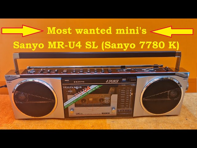 Sanyo MR-U4 SL repair. (Sanyo M 7780) Amazing boombox, every Sanyo MR-U4 SL repair. (Sanyo M 7780) Amazing boombox, every