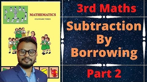 Subtraction by Borrowing Class 3 Math   Maharashtra State Board   part 2