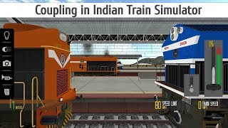 Coupling in Indian Train Simulator Android ( WDM 3D & WDG 4 locos ) VFX screenshot 5