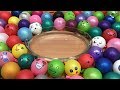 Mixing random things into clear slime  relaxing slime with funny balloons