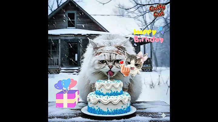 Watch the video about Happy Birthday Catty #cat