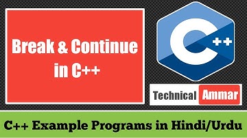 Break and Continue Statement in C++ Programming | C++ Tutorials for Beginners #24