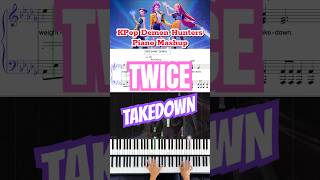 TWICE TAKEDOWN Piano Sheet Music and Lyrics #twice