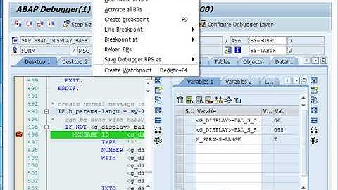 SAP ABAP Debugger & Hata Yakalama 1