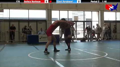 Joshua Roetman vs. Tijani Karaborni at 2013 West J...