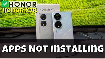 How to Fix Apps Not installing Honor X7b / apk not install Problem