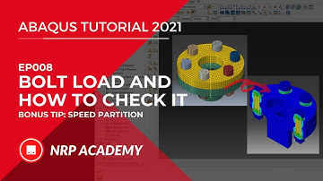 Abaqus tutorial 2021 | EP008 | Bolt load and how to check it | Beginners simulation