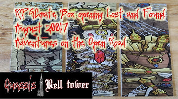RPGCrate Box Opening Lost and Found August 2017