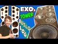 DIY Speaker TOWER BUILD w/ Custom Floor Standing Design & Subwoofers | Homemade Cabinet How To DIY Speaker TOWER BUILD w/ Custom Floor Standing Design & Subwoofers | Homemade Cabinet How To