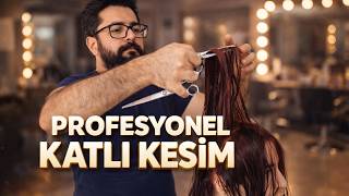 Perde Kahkül Katli Saç Kesi̇mi̇ Haci̇m Ve Hareket Veren Profesyonel Tekni̇k